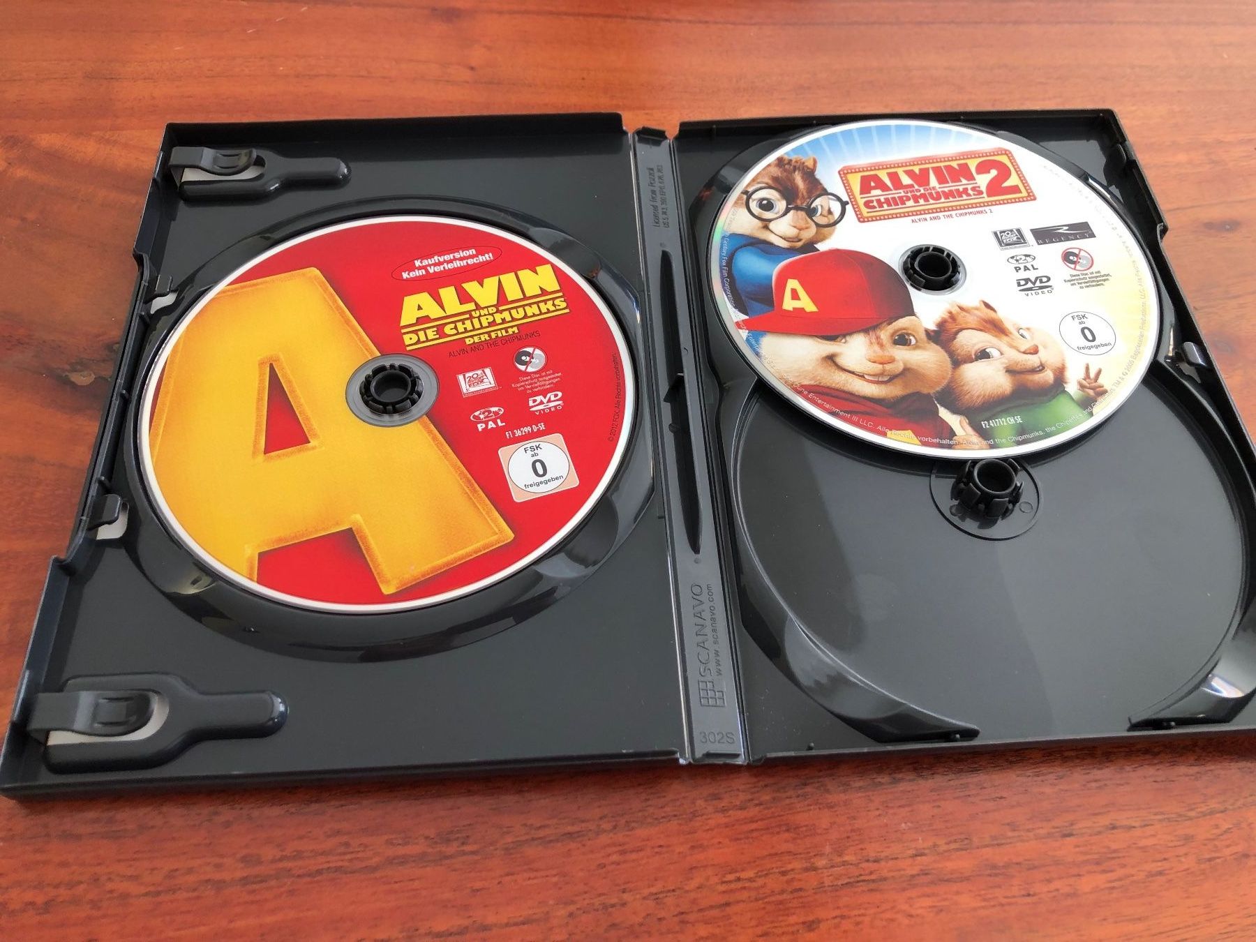 Tutti i DVDs: Alvin und die Chipmunks 1 & 2, DVD – Usato da Schübelbach venduto da Dolly990_2 2