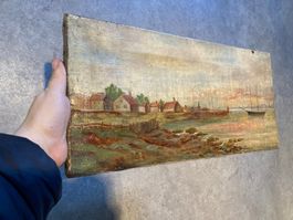 Peinture Gemälde Hollande Pays-Bas Neederland