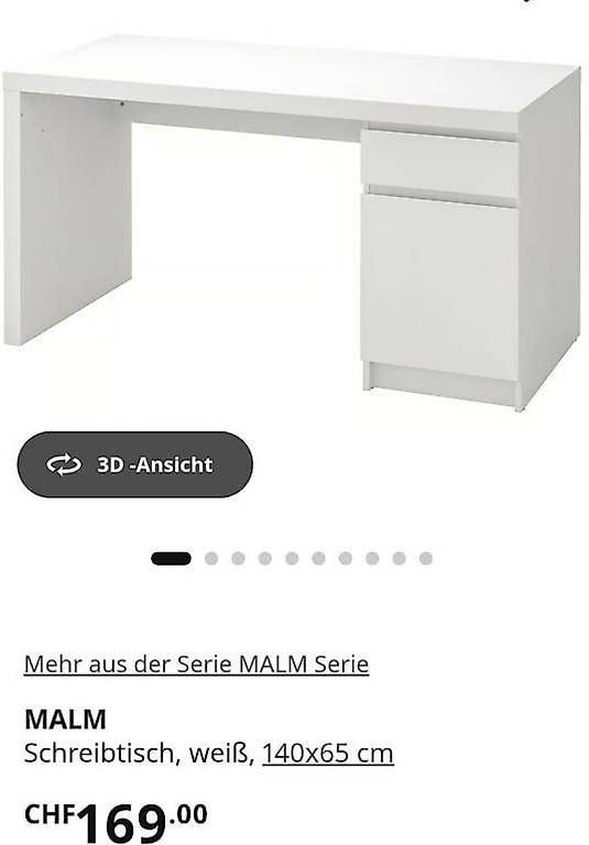 Schreibtische: Schreibtisch weiss – Gebraucht aus Bern von haeev 1
