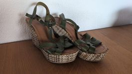 Espadrilles aus Italien grün Grösse 37 Boutique