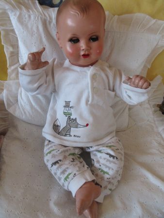 Babykleider, Baby Pijama Milou, Gr. 56, 1-2 Monate