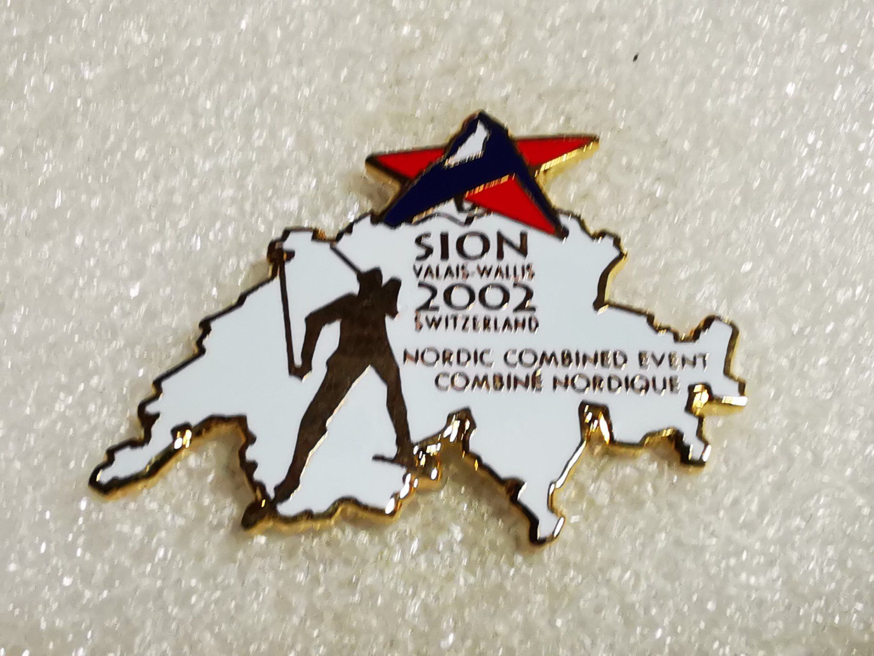 Placchette & Badge: Ansteckpin 91: Sion 2002 – Usato da Oppligen venduto da Pin-Fall-Shop