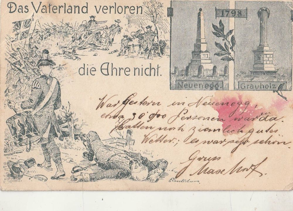 Bern 100 Jahre Schlacht bei Neuenegg und Grauholz 1898 Kaufen auf Ricardo