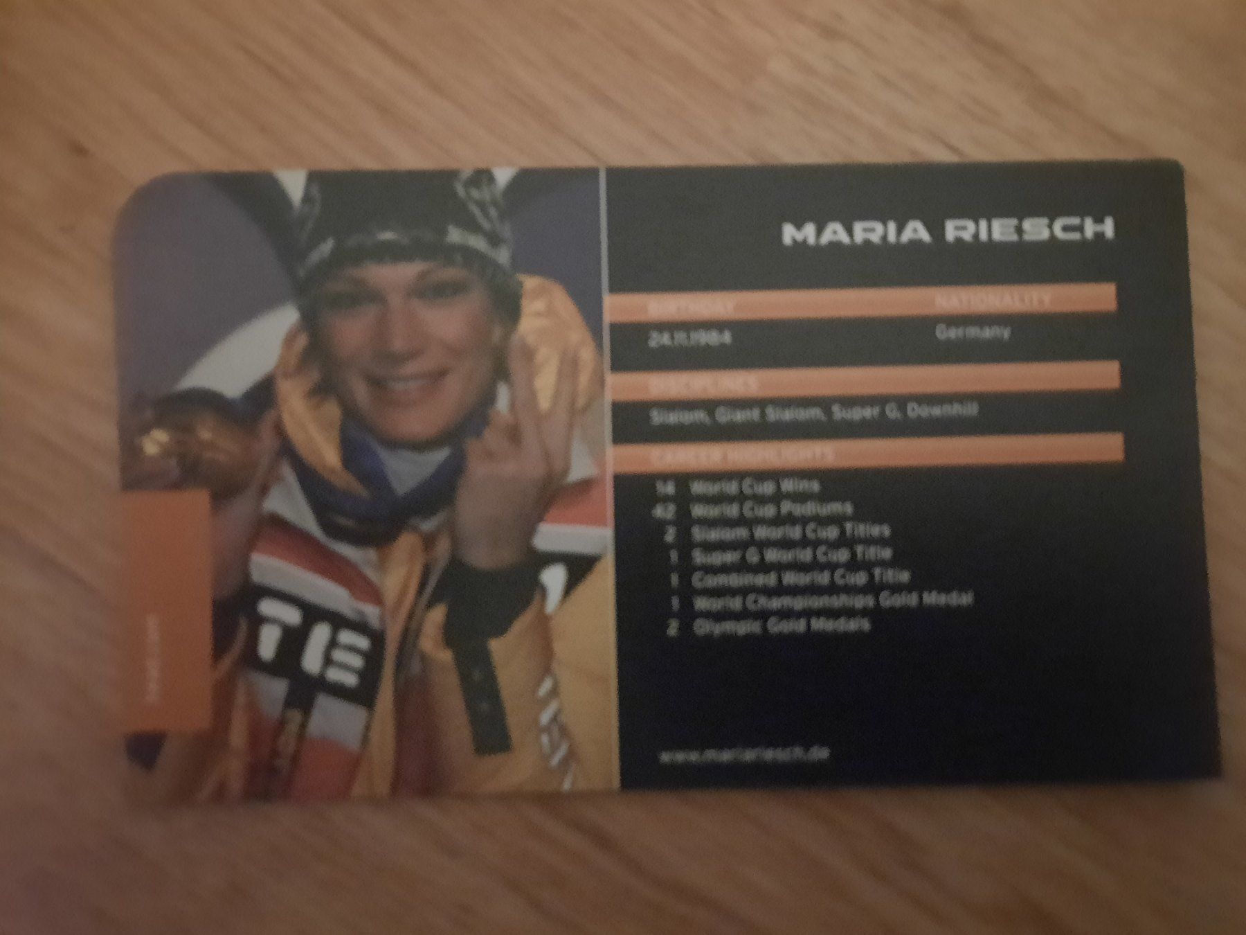 Autografi: Maria Riesch / deutsche Skirennfahrerin – Usato da Worben venduto da ersa01 3