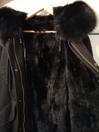 Winterjacke mit Fellfutter