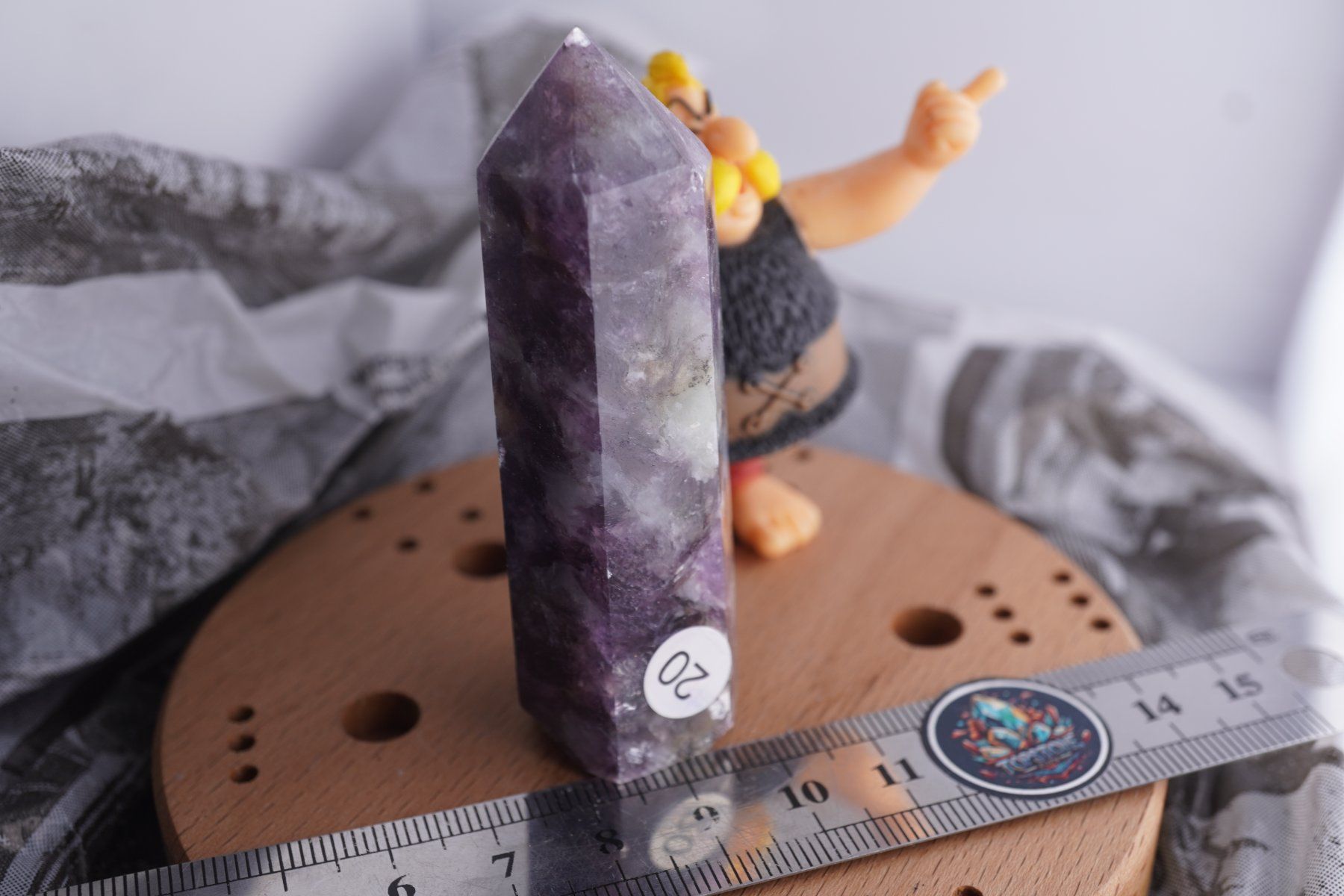Minéraux & Lithothérapie: Lepidolith    Spitze   ca 73mm x 23mm – Neuf avec emballage d'origine à Eschenbach SG par topstone 5