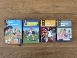 Die drei !!! - 4 Bücher - Pferde, Fussball, Ruhm, Spiel