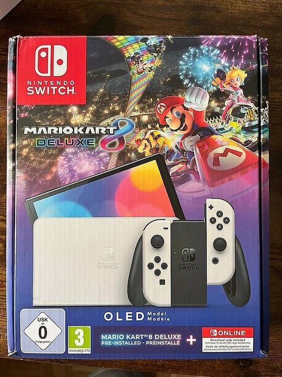 Nintendo Konsolen: Nintendo Switch OLED, Weiss, Top Zustand! – Neu (gemäss Beschreibung) aus Männedorf von EliabarDario