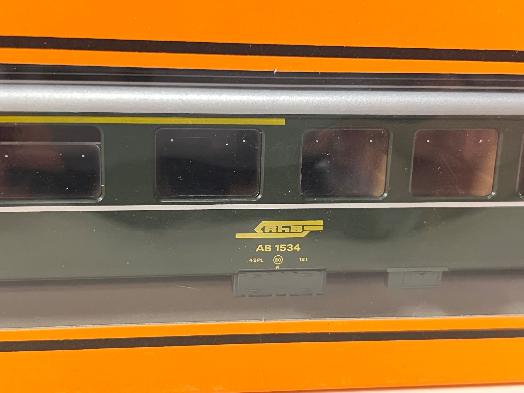 Bemo Modellini di ferrovie: Bemo 3251 RhB AB 1534 – Nuovo e nell'imballaggio originale da Neuenhof venduto da ludovicco 1