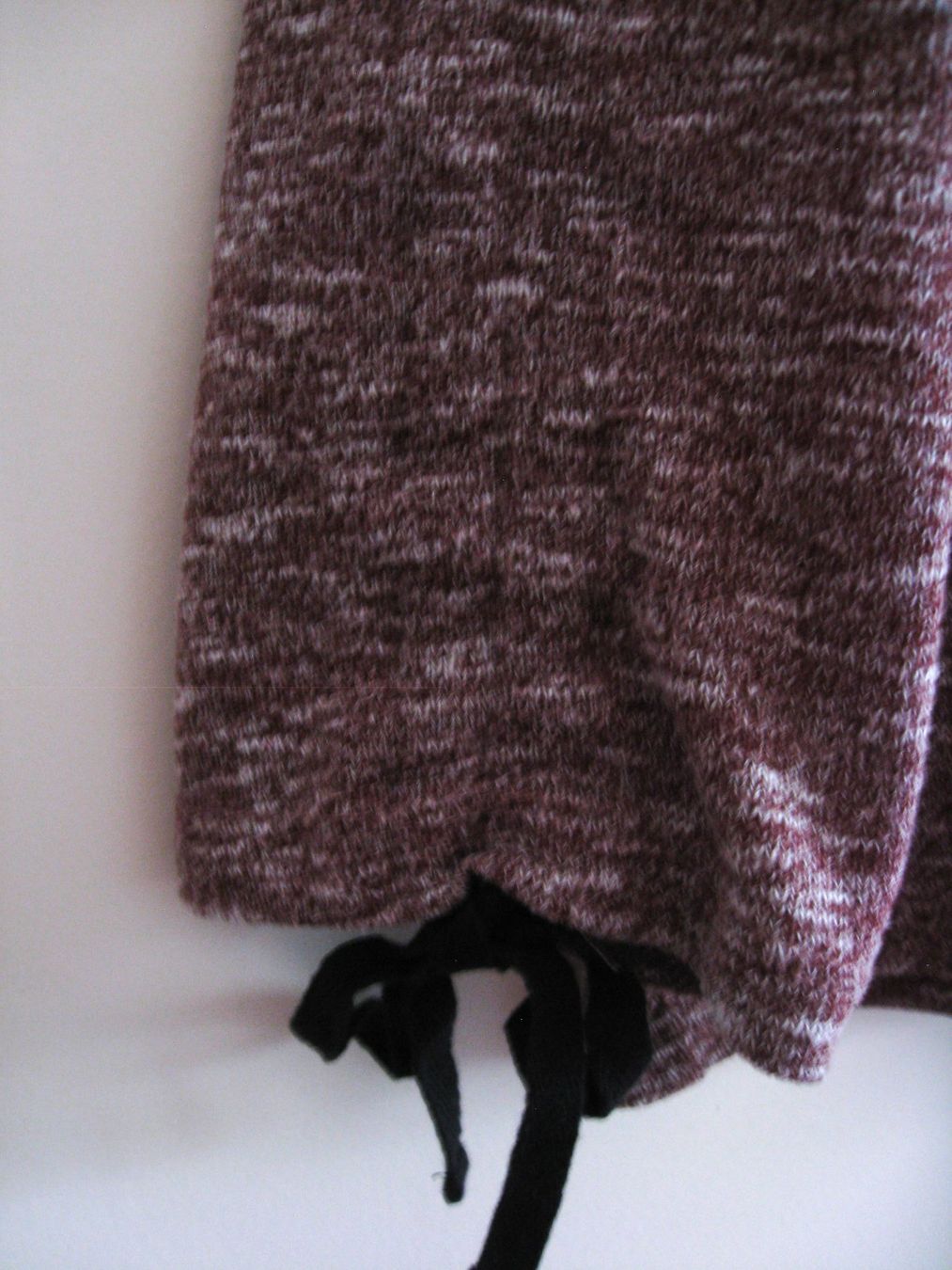 Maglioni & Felpe: Pullover mit 3/4 Ärmel weinrot meliert Gr. L – Usato da Flüelen venduto da Diversicum-Curvy 1