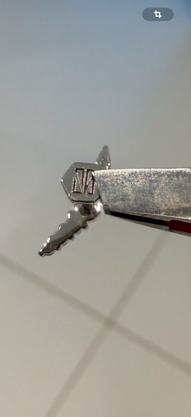 Gioielli per piercing: Piercing d'oreille Or blanc Diamants / white gold diamonds – Nuovo (secondo la descrizione) da RICHTERSWIL venduto da mftjt63 7