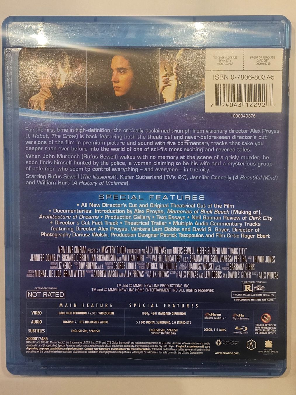 Tutti i DVDs: Blu-ray Dark City Directors Cut – Usato da Würenlos venduto da Keks 1