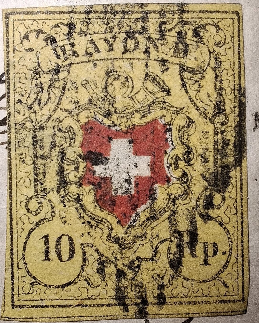 Tutti i francobolli: Rayon Brief 16II Typ 31 E - LO Einwandfrei – Usato da Balgach venduto da SIMEON27 2