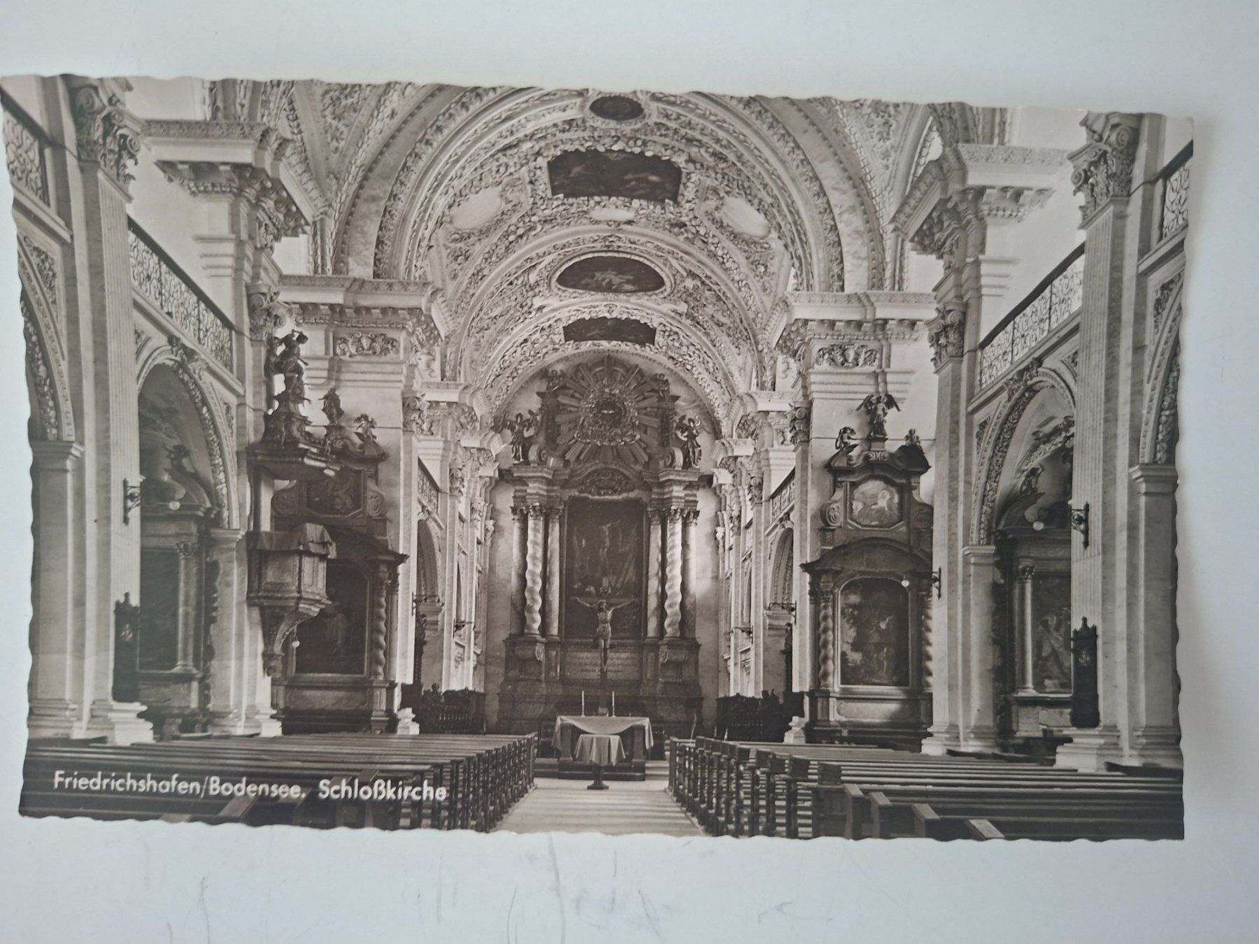 Cartoline postali: 4 Ansichtskarten  Friedrichshafen am Bodensee  echt Foto – Usato da Zürich venduto da Daniel517 4