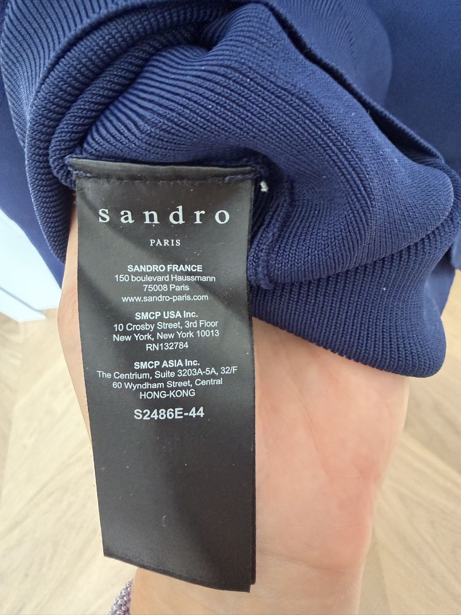 Sandro Maglioni & Felpe: Sandro Paris navy blue sweater size 2 – Usato da Steinhausen venduto da phocea10 3