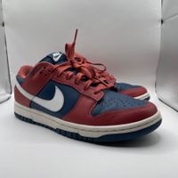 Nike Dunk Low Rot Blau Weiss EU 40 US 8.5 Sneaker