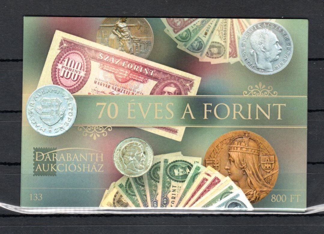 Europa: Gedenkblatt Ungarn 70 Jahre Forint – Neu (gemäss Beschreibung) aus Bubendorf von Beat1971