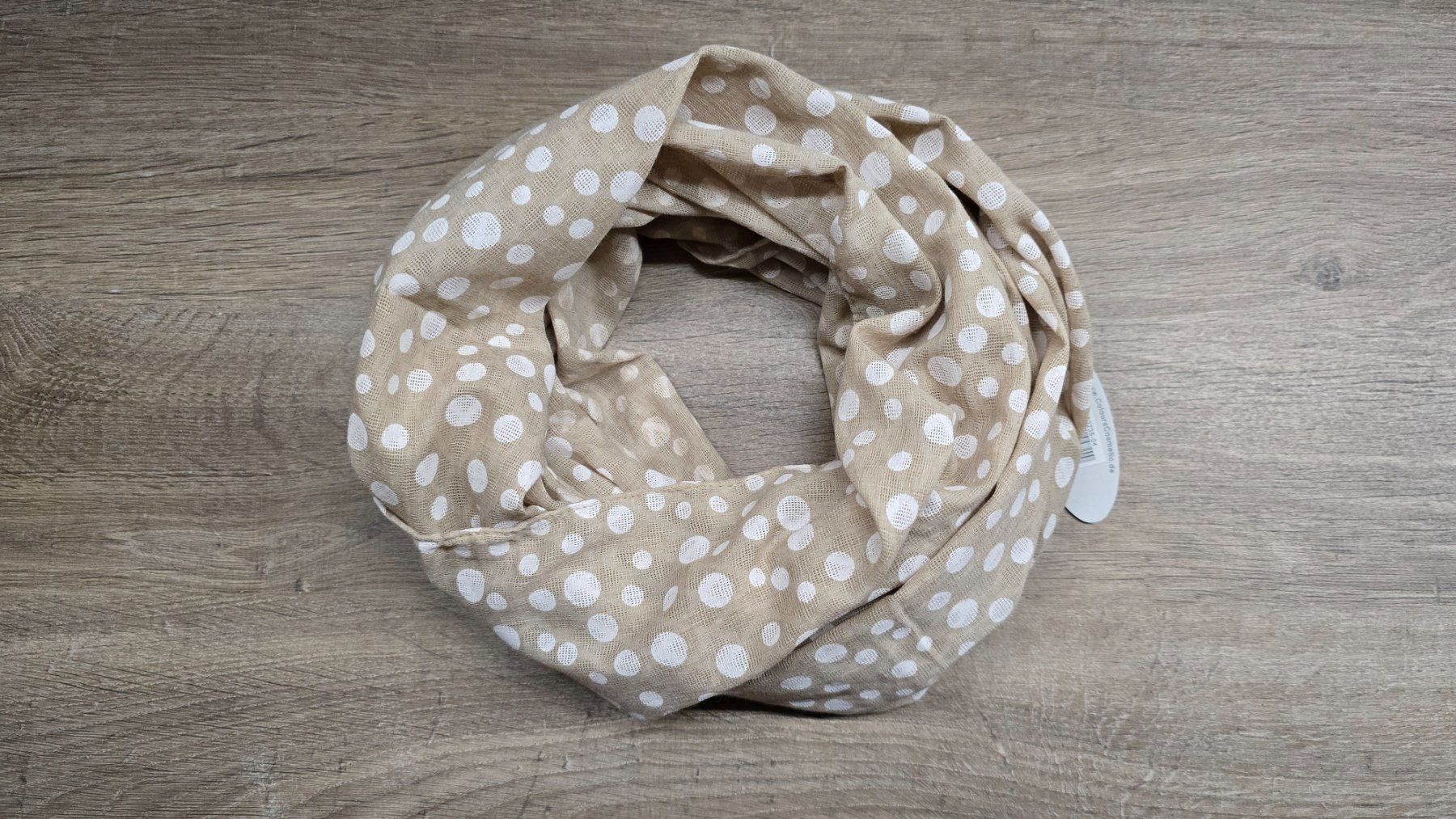Foulard & Sciarpe: Loop-Schal (2x wickelbar) 🧣 Polka Dots / Earthy – Nuovo e nell'imballaggio originale da Thalwil venduto da VitaMini