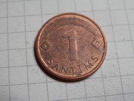 Lettland  1 Centime, 1997