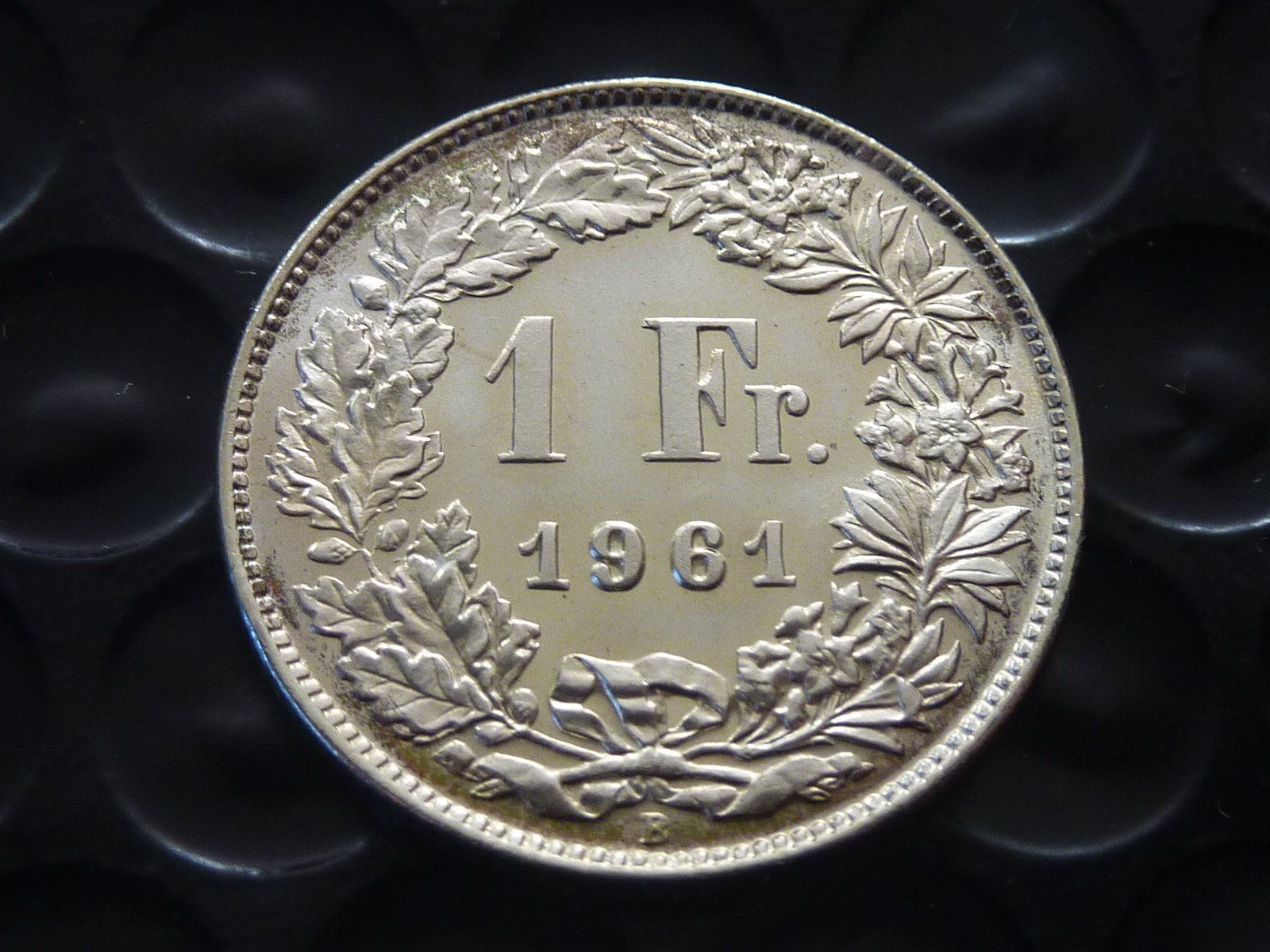 Tutti le monete: Silber 1 Fr.  1961  unz. / stgl. – Nuovo (secondo la descrizione) da Seon venduto da aee_7gpz