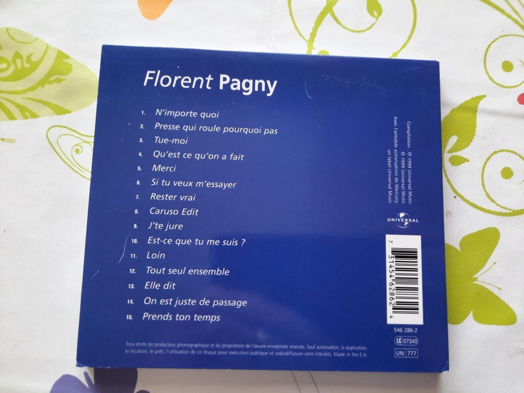 CD: CD Florent Pagny - Florent Pagny – Usato da Pully venduto da bro_n52j 1