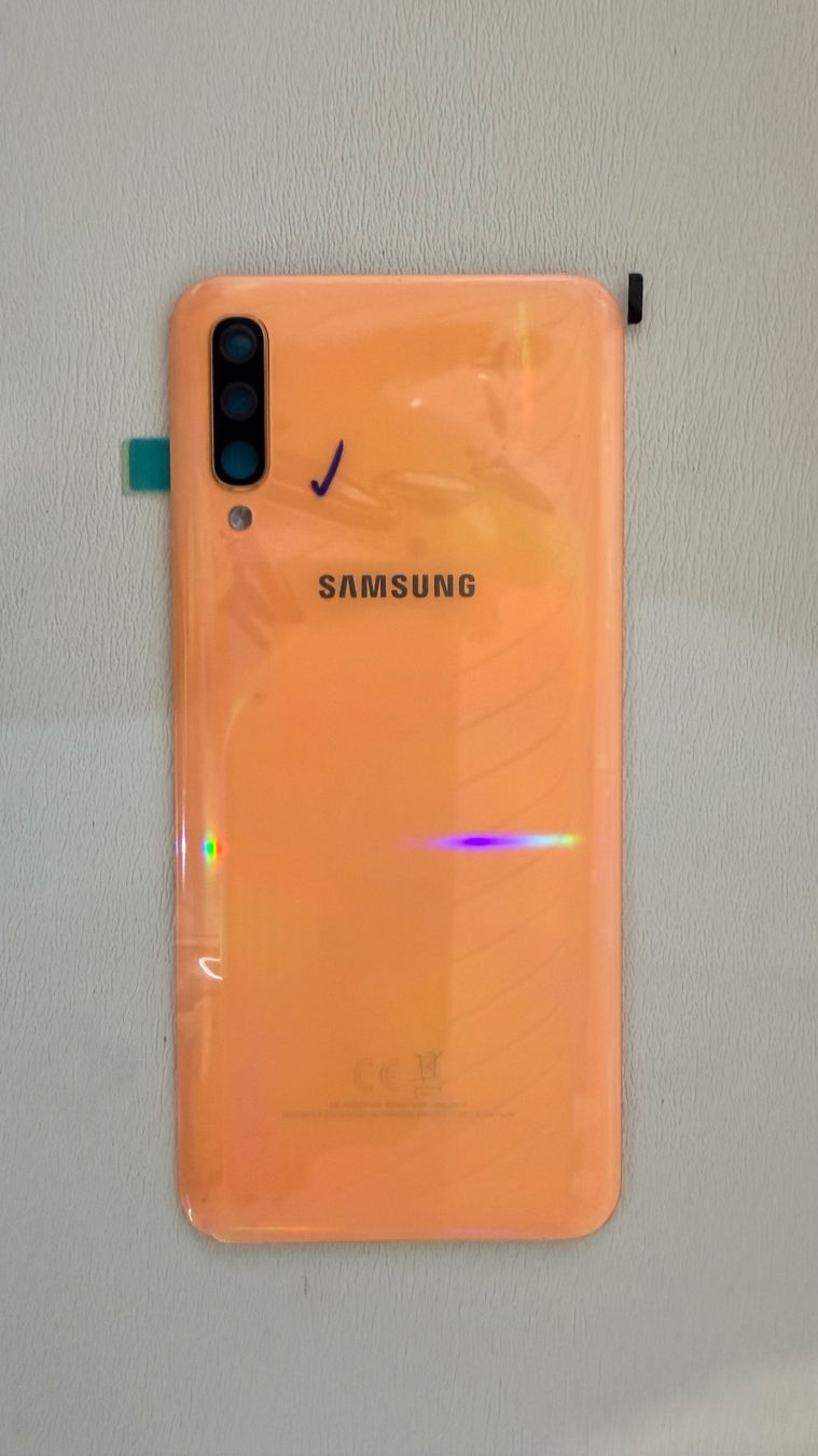 Samsung Cover & Protezioni schermo: Original Samsung A50 SM-505F Backover Orange – Nuovo e nell'imballaggio originale da Birmensdorf ZH venduto da aleforyou1982