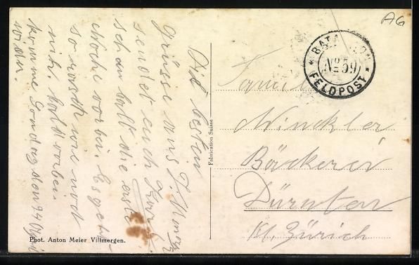 Cartes postales: AK Villmergen, Partie im Ausserdorf – D'occasion à Berlin par bartko-reher 1