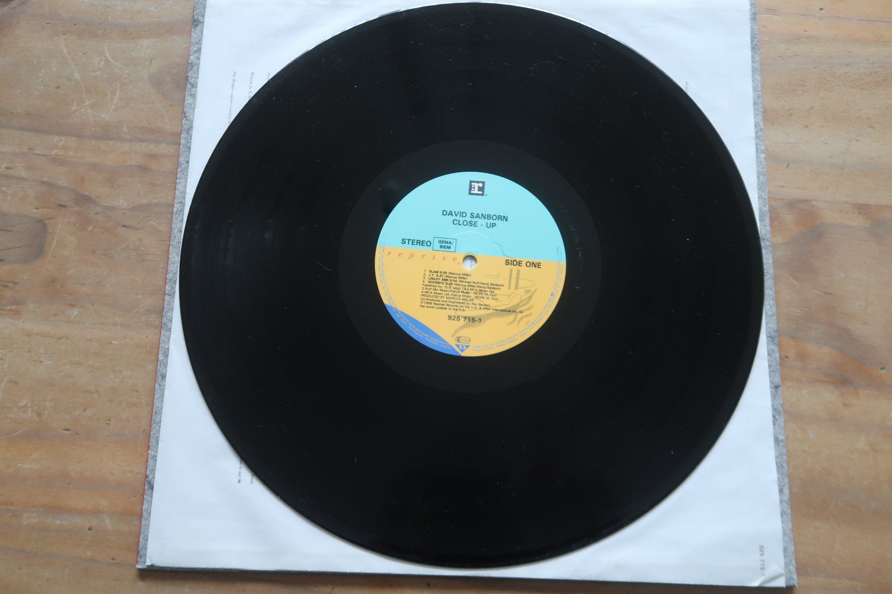 Vinyles: DAVID SANBORN - CLOSE UP - VINYL LP – D'occasion à Basel par Patiscat 3