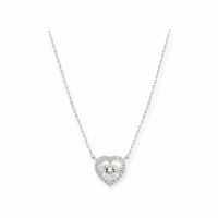 Labor-Diamant-Collier 14k Weissgold 1.59ct