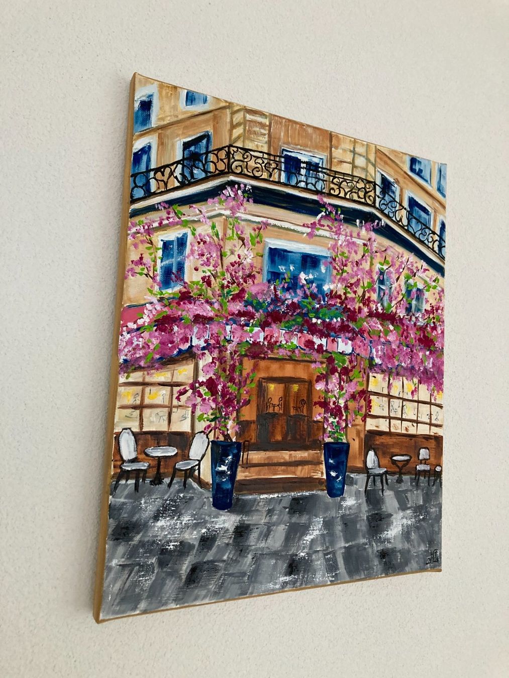 Dipinti: Café Paris - Ölgemälde – Nuovo (secondo la descrizione) da Cham venduto da Felha 5