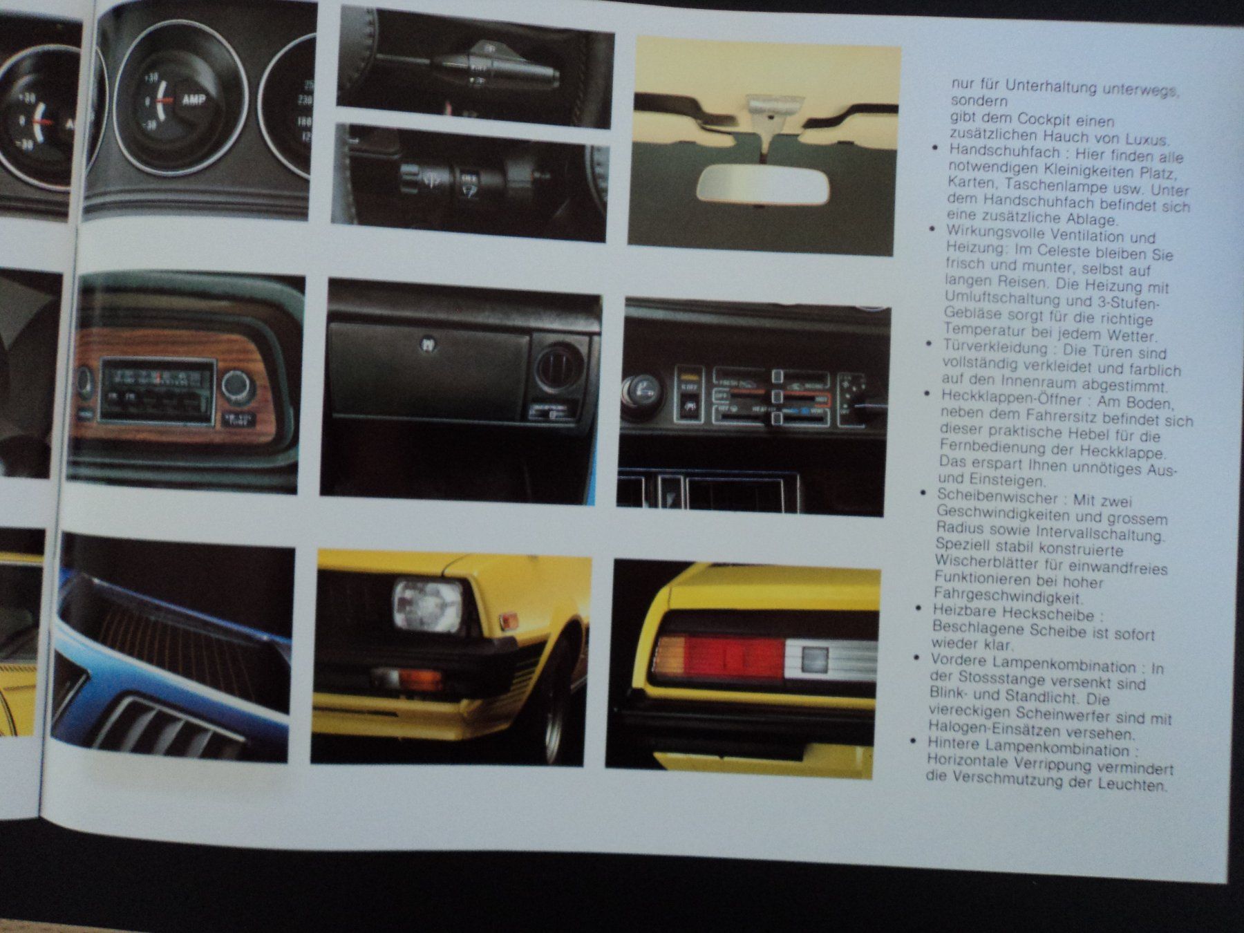 Mitsubishi Documenti: Prospekt Mitsubishi Celeste 1979 – Usato da Schwarzenburg venduto da modelCARama 8
