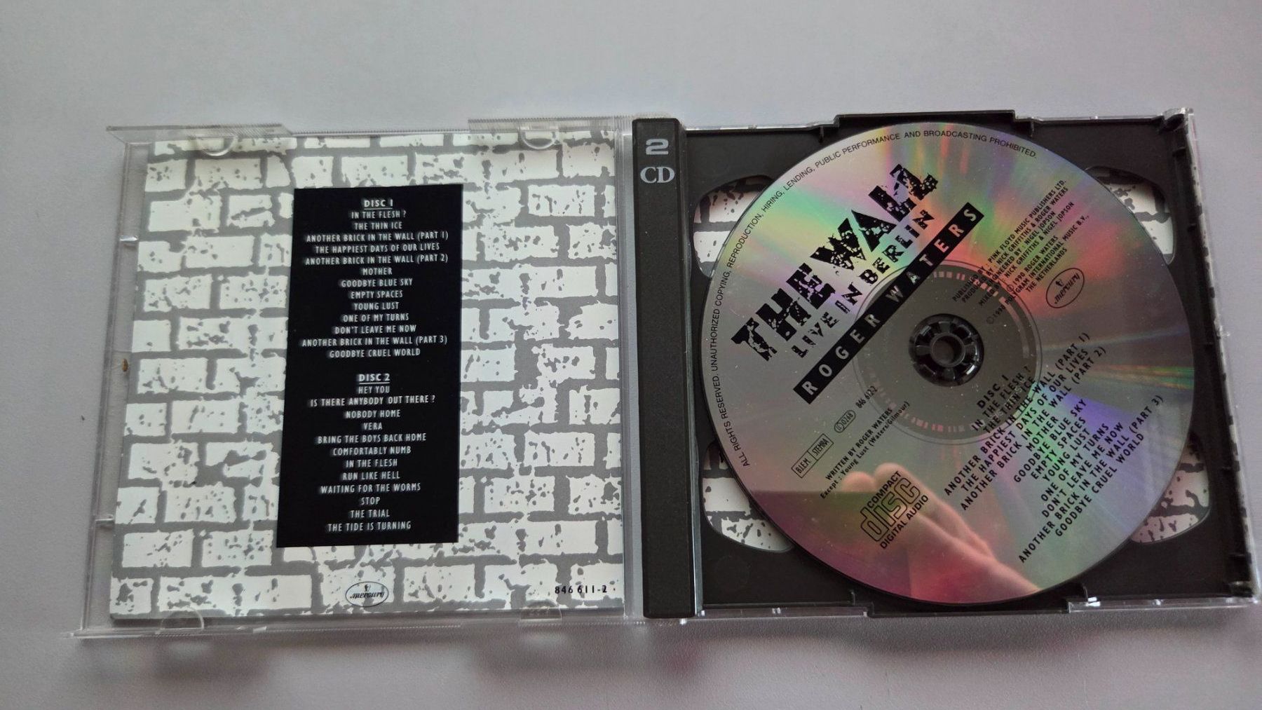 CD: DCD Roger Waters - The Wall Live in Berlin (2CDs) – Usato da Schaffhausen venduto da Kellerrassel 2