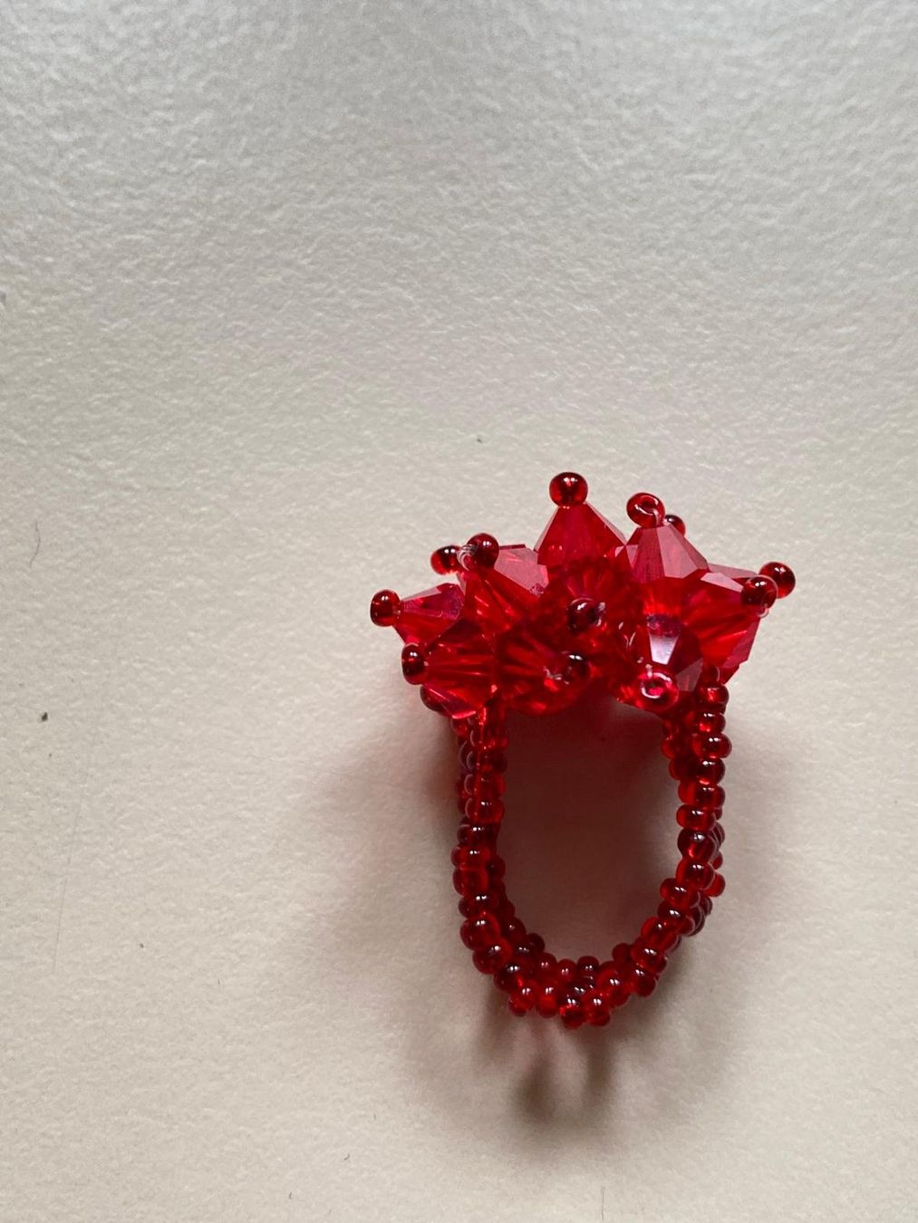 Anelli: Roter Perlenring - Blickfang – Nuovo (secondo la descrizione) da Rothrist venduto da lil_tg5m 2
