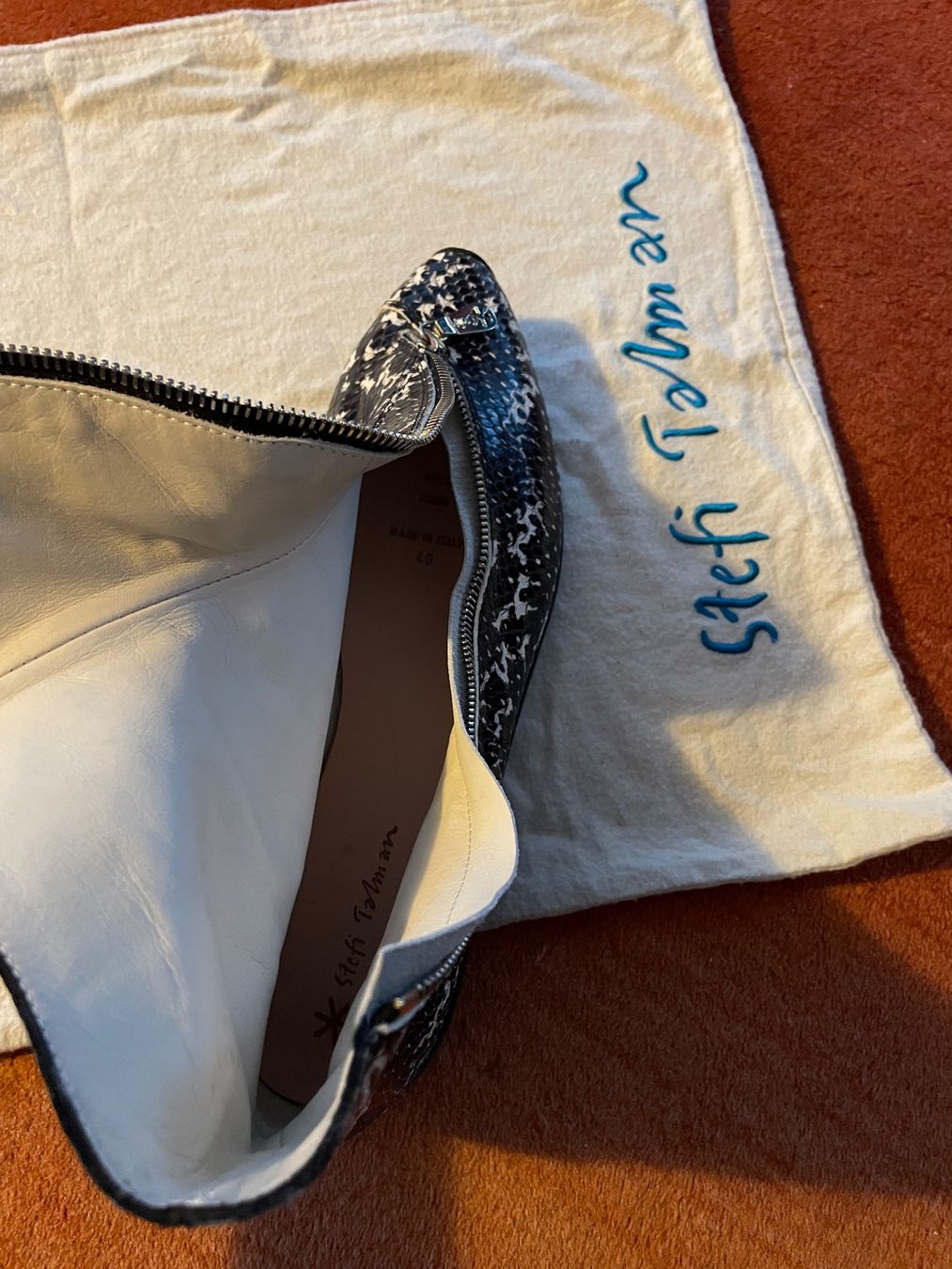 Stefi Talman Scarpe da donna: Neue elegante Boots mit Zip, Gr. 40 – Nuovo (secondo la descrizione) da Landquart venduto da sar_tjn8 2