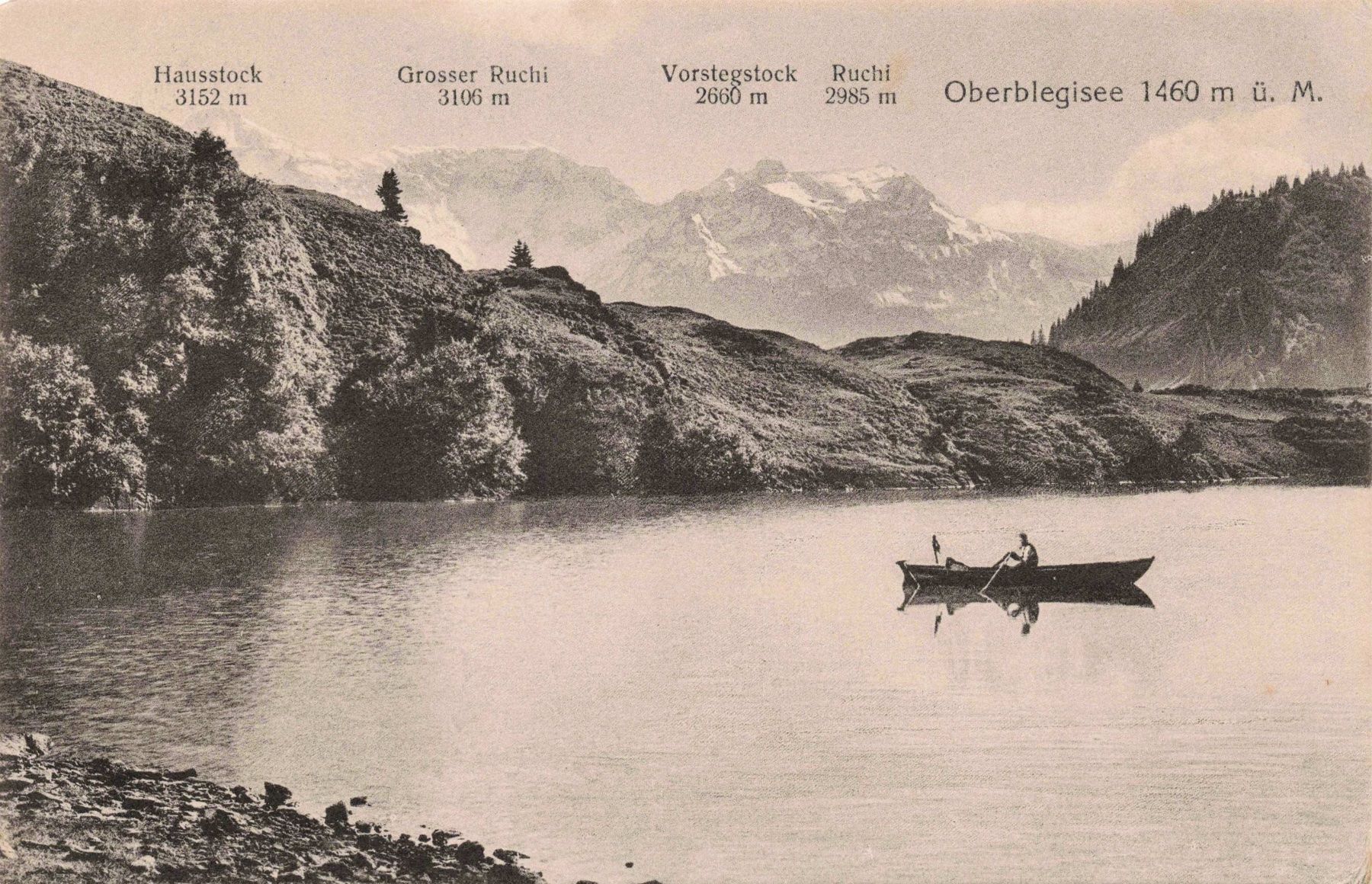 Cartoline postali: Oberblegisee – Usato da Biasca venduto da Blenio71