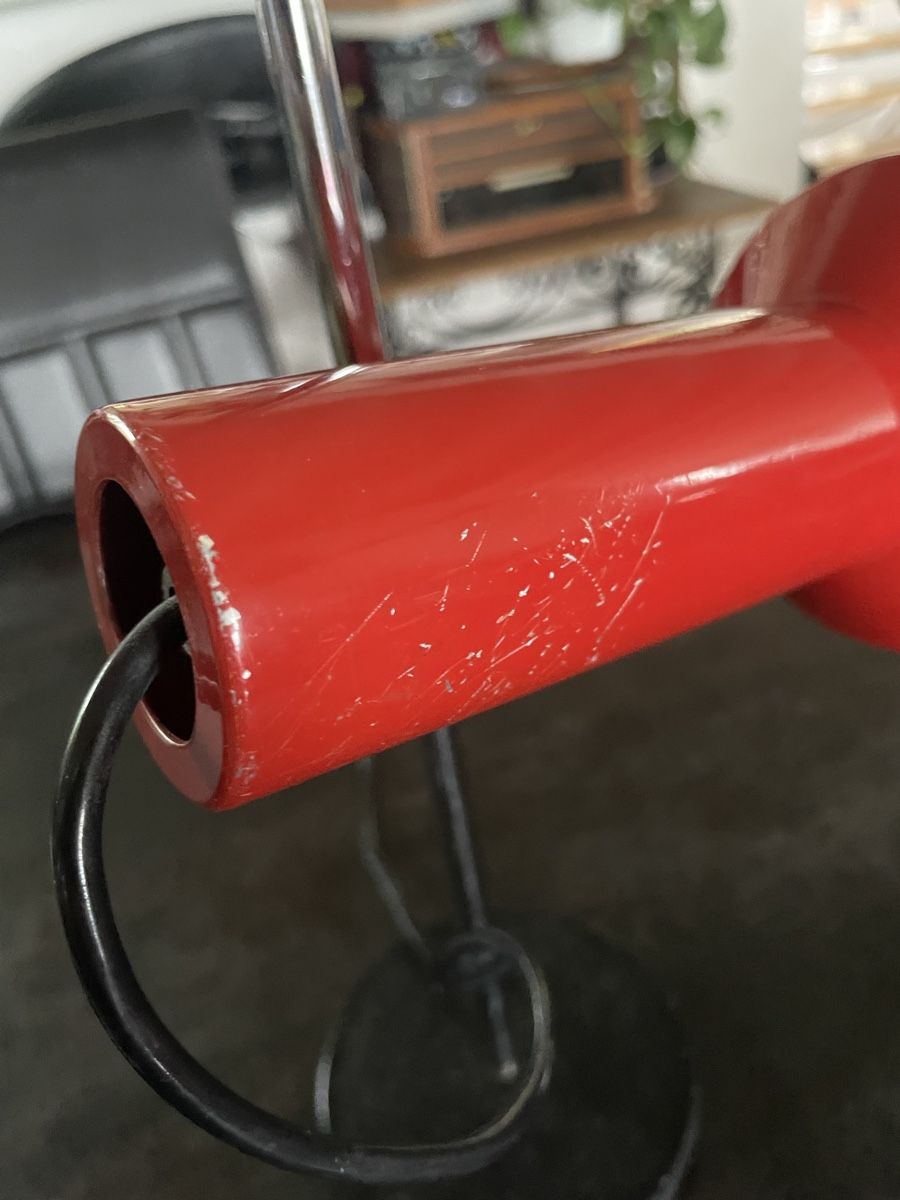 Lampen: Lampe de Bureau Vintage Rouge Stralux – Gebraucht aus Vallamand von Bricbracbroc82 3