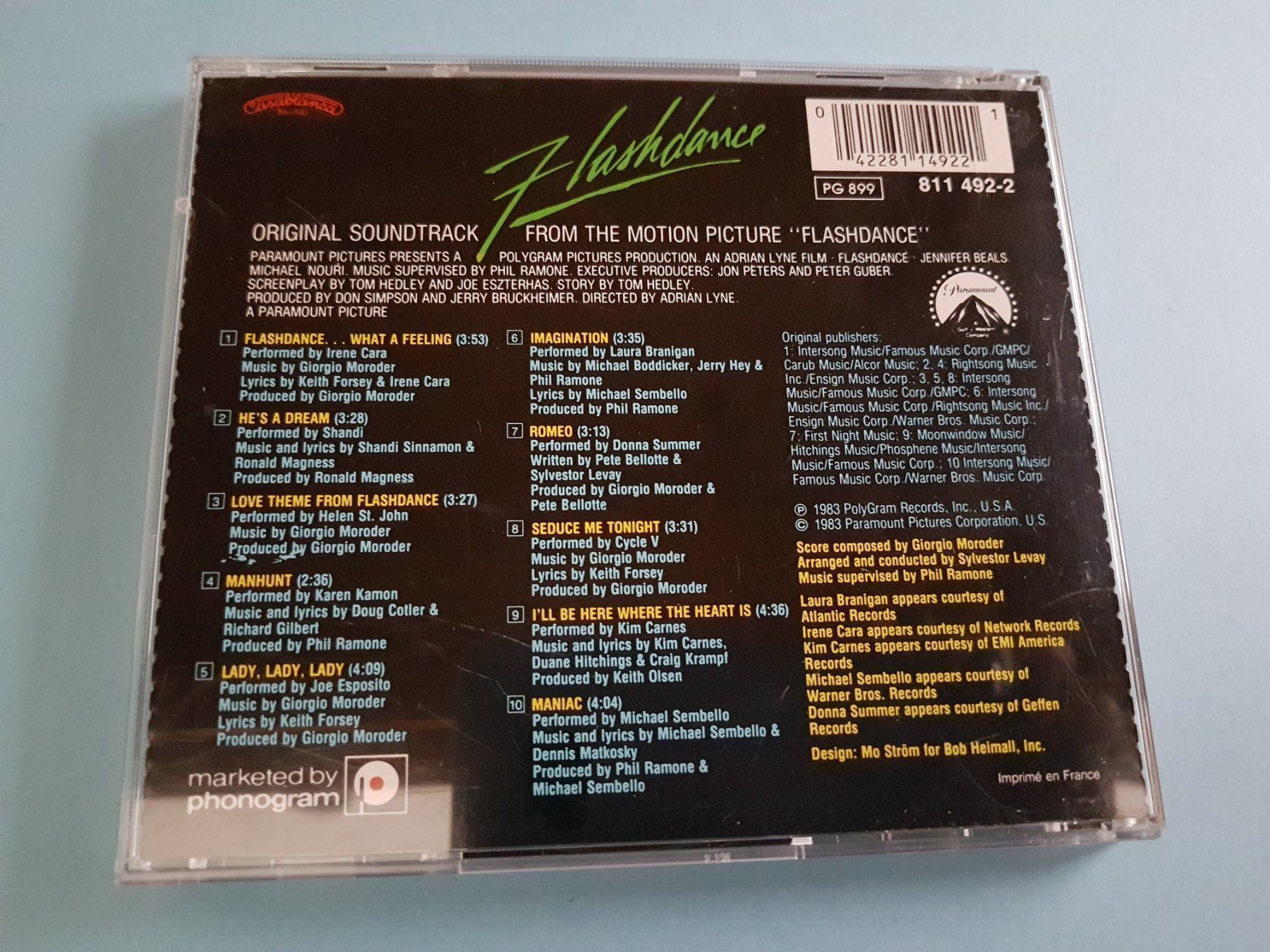 CD: CD -  Flashdance Soundtrack – Usato da Dübendorf venduto da ine_15 1