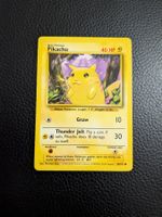 1999 Base Set Pikachu 58/102 Ab 1