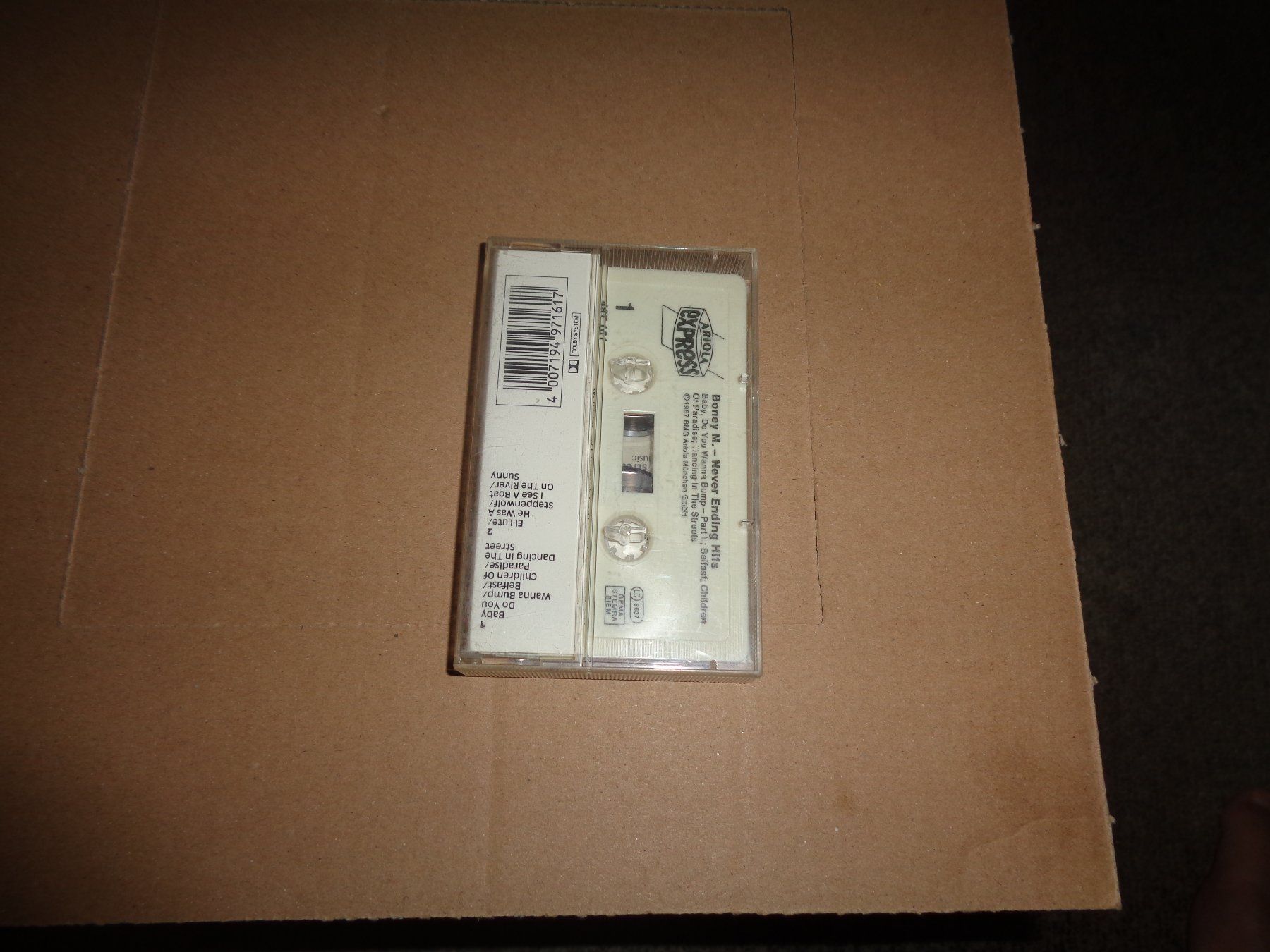 Musicassette: BONEY M. Never Ending Hits Cassette 1987 – Nuovo (secondo la descrizione) da trimbach venduto da Stonehenge1955 1