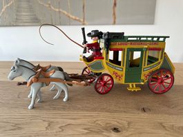 Playmobil Postkutsche St. Louis National Bank Top Zustand!