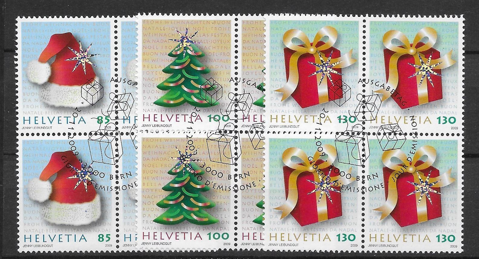Tutti i francobolli: B1330 - Noel 2009 B4 1er jour – Usato da Trélex venduto da Phil_Albert