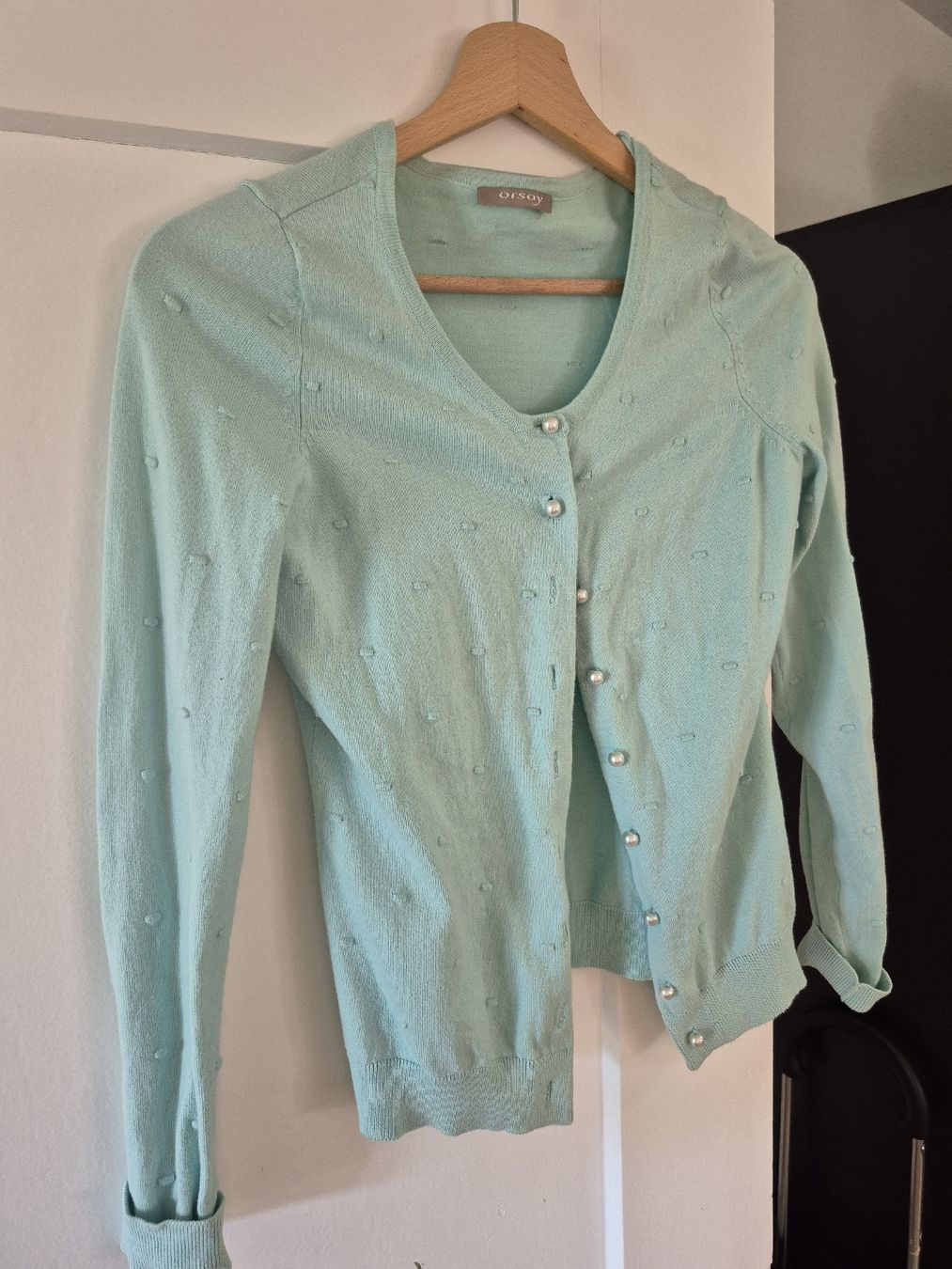 Orsay Maglioni & Felpe: Orsay Strickjacke, Grösse 36, helltürkis, Frühling! – Usato da Zollikofen venduto da wir_verkaufen