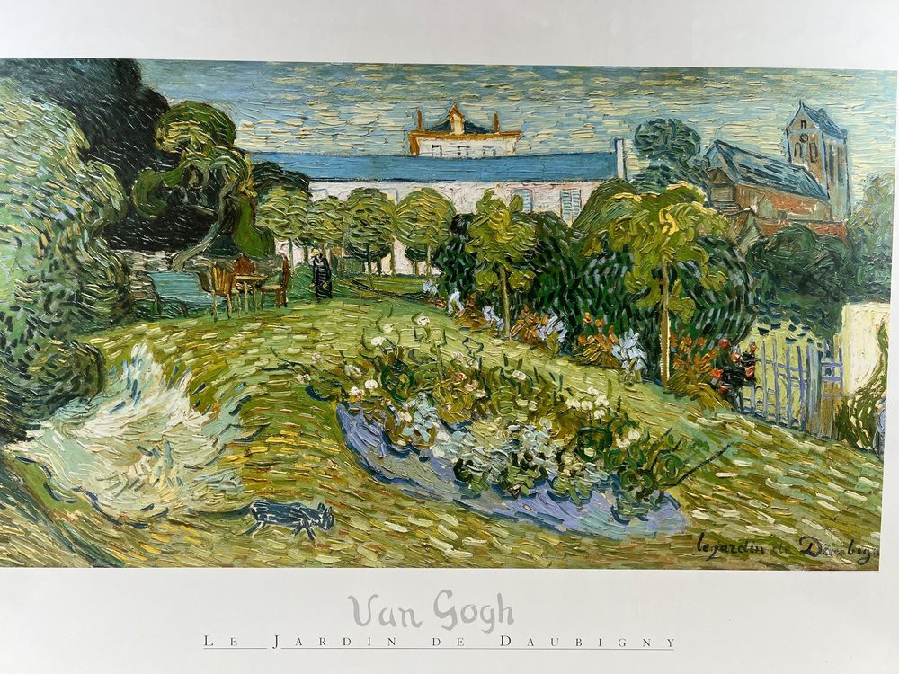 Van Gogh DER GARTEN VON DAUBIGNY Grosse Poster Kaufen auf Ricardo