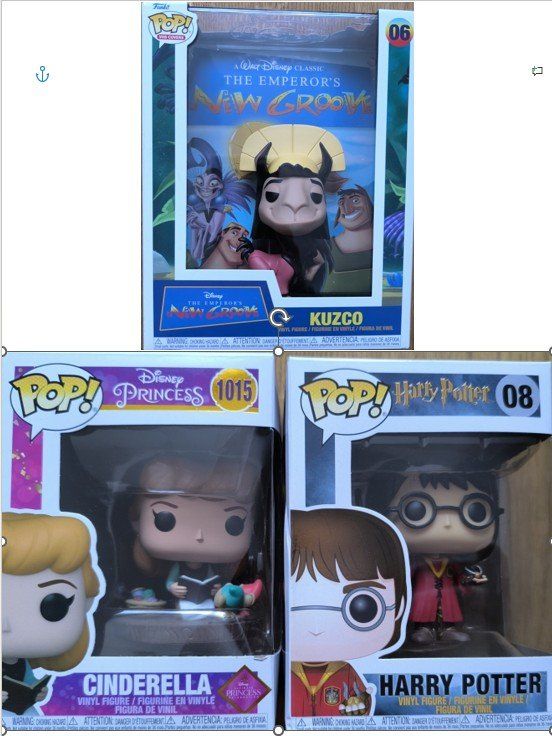 Funko Statuette: Funko Pop 3er - Kuzco, Cinderella, Harry Potter – Nuovo (secondo la descrizione) da Oberwil i. S. venduto da Smilijoe