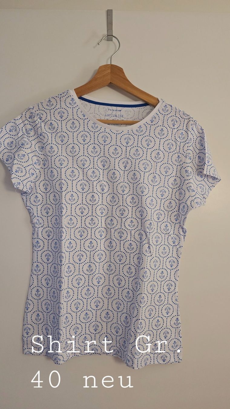 T-Shirts: Maritimes Shirt Gr. 40 NEU – Neu (gemäss Beschreibung) aus Sumiswald von van_tfv5