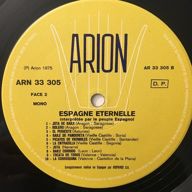 Dischi in vinile: Espagne Eternelle (LP) – Usato da Grüningen venduto da azulvinyl 3