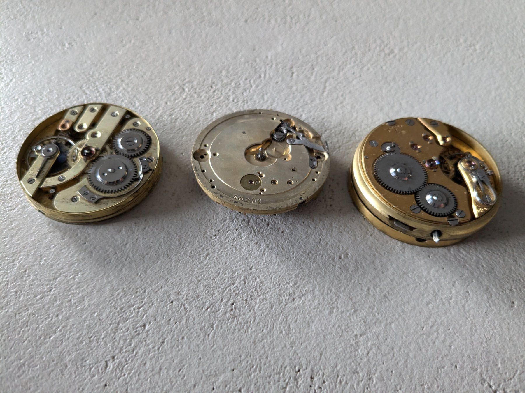 Orologi: 3 Taschenuhr Uhrwerke – Usato da Weinfelden venduto da blaukreuz_brocki_TG 3