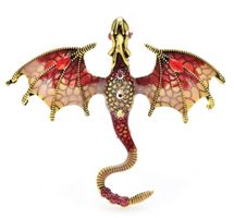 Brosche Drache