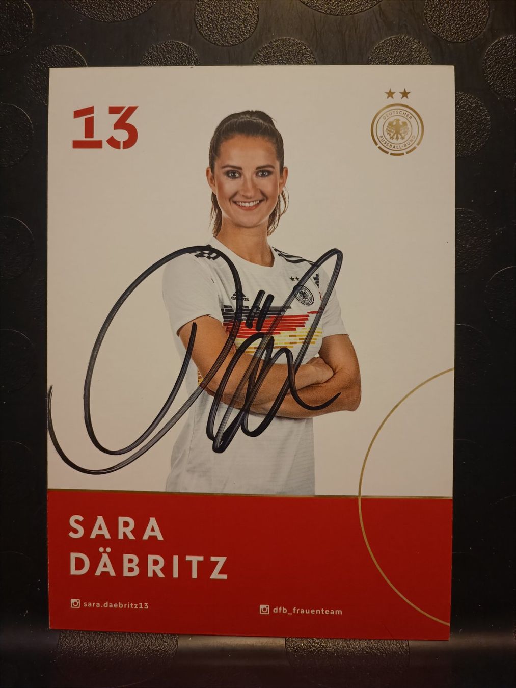 Autographes: Sarah Däbritz - DFB Autogrammkarte - handsigniert – D'occasion à Menziken par Artographs