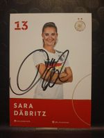 Sarah Däbritz - DFB Autogrammkarte - handsigniert